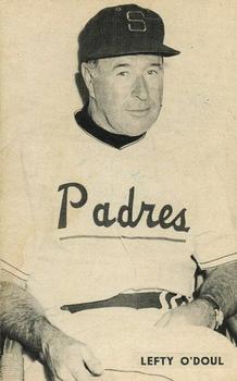 1952 Globe Printing San Diego Padres #NNO Lefty O'Doul Front