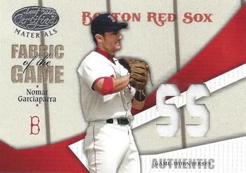 2004 Leaf Certified Materials - Fabric of the Game Position #FG-183 Nomar Garciaparra Front
