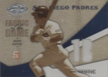 2004 Leaf Certified Materials - Fabric of the Game Position #FG-195 Steve Garvey Front