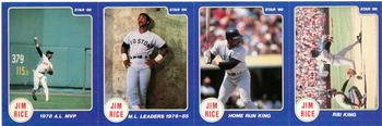 1986 Star Jim Rice #5-8 Jim Rice Front