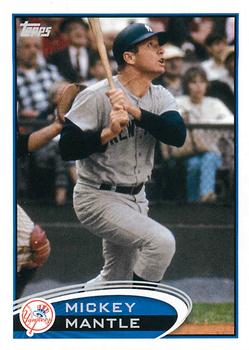 2012 Topps Yankee Greats Book Promo #NYY1 Mickey Mantle Front