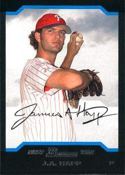 2004 Bowman Draft Picks & Prospects #BDP77 J.A. Happ Front