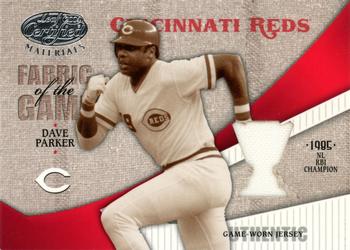 2004 Leaf Certified Materials - Fabric of the Game Reward #FG-23 Dave Parker Front