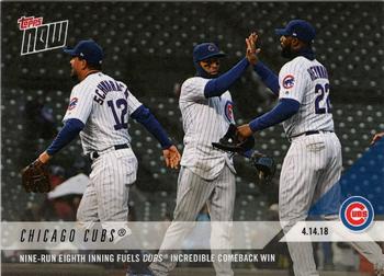 2018 Topps Now #77 Chicago Cubs Front