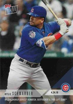 2018 Topps Now #122 Kyle Schwarber Front