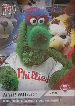 2018 Topps Now #143 Phillie Phanatic Front