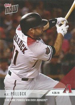 2018 Topps Now #146 A.J. Pollock Front