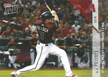 2018 Topps Now #175 A.J. Pollock Front