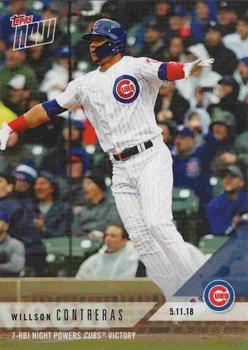 2018 Topps Now #198 Willson Contreras Front