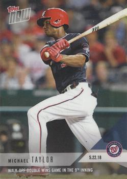 2018 Topps Now #241 Michael Taylor Front