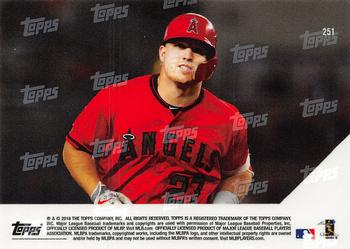 2018 Topps Now #251 Mike Trout Back