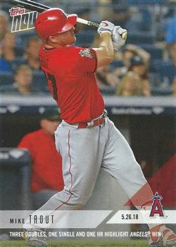 2018 Topps Now #251 Mike Trout Front
