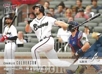2018 Topps Now #259 Charlie Culberson Front