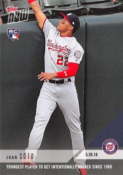 2018 Topps Now #266 Juan Soto Front