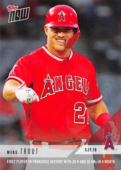 2018 Topps Now #270 Mike Trout Front