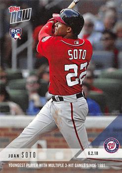 2018 Topps Now #279 Juan Soto Front