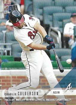 2018 Topps Now #285 Charlie Culberson Front