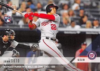 2018 Topps Now #322 Juan Soto Front