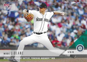 2018 Topps Now #332 Wade LeBlanc Front