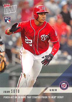 2018 Topps Now #337 Juan Soto Front
