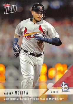 2018 Topps Now #339 Yadier Molina Front