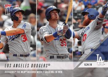 2018 Topps Now #362 Los Angeles Dodgers Front