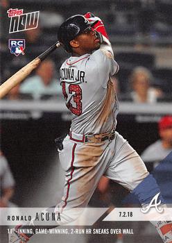 2018 Topps Now #403 Ronald Acuna Front