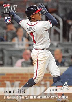 2018 Topps Now #446 Ozzie Albies Front