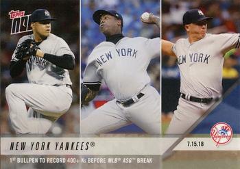 2018 Topps Now #463 New York Yankees Front