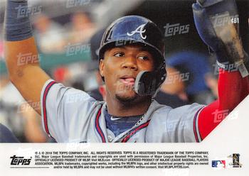 2018 Topps Now #481 Ronald Acuna Back