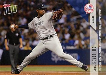 2018 Topps Now #491 Luis Severino Front