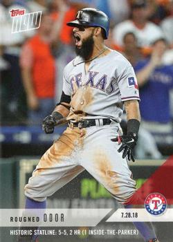 2018 Topps Now #517 Rougned Odor Front