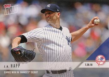 2018 Topps Now #522 J.A. Happ Front