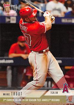 2018 Topps Now #536 Mike Trout Front
