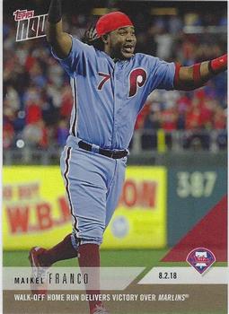 2018 Topps Now #550 Maikel Franco Front