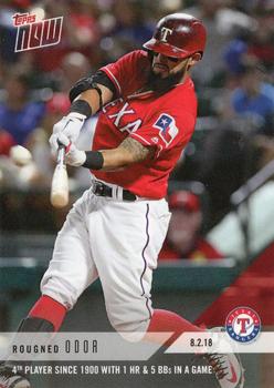 2018 Topps Now #552 Rougned Odor Front