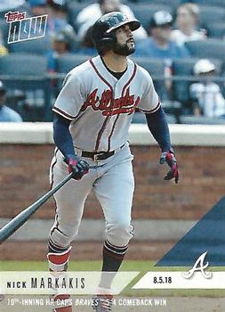 2018 Topps Now #561 Nick Markakis Front
