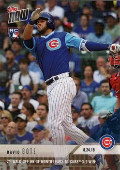2018 Topps Now #634 David Bote Front