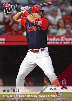 2018 Topps Now #636 Mike Trout Front