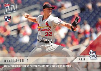 2018 Topps Now #684 Jack Flaherty Front