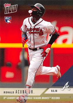 2018 Topps Now #689 Ronald Acuna Jr. Front