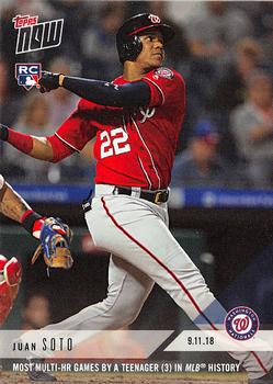 2018 Topps Now #717 Juan Soto Front