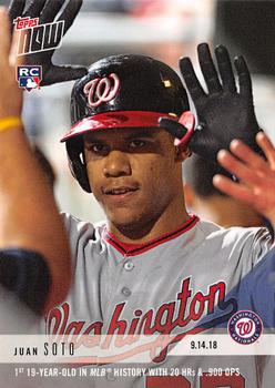 2018 Topps Now #726 Juan Soto Front