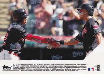 2018 Topps Now #733 Cleveland Indians Back