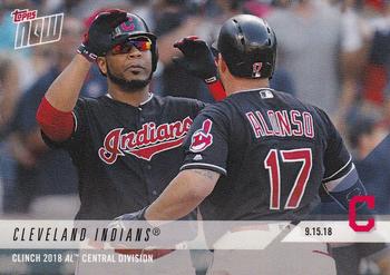 2018 Topps Now #733 Cleveland Indians Front