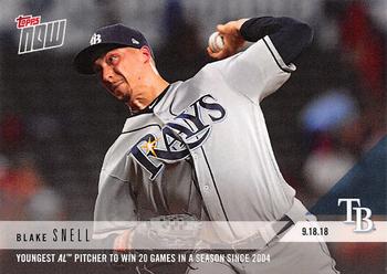 2018 Topps Now #745 Blake Snell Front