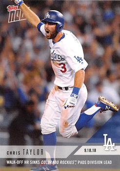 2018 Topps Now #748 Chris Taylor Front