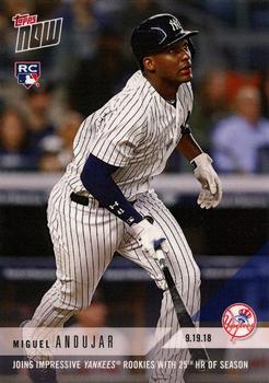 2018 Topps Now #749 Miguel Andujar Front