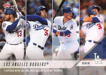 2018 Topps Now #752 Los Angeles Dodgers Front
