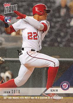 2018 Topps Now #775 Juan Soto Front